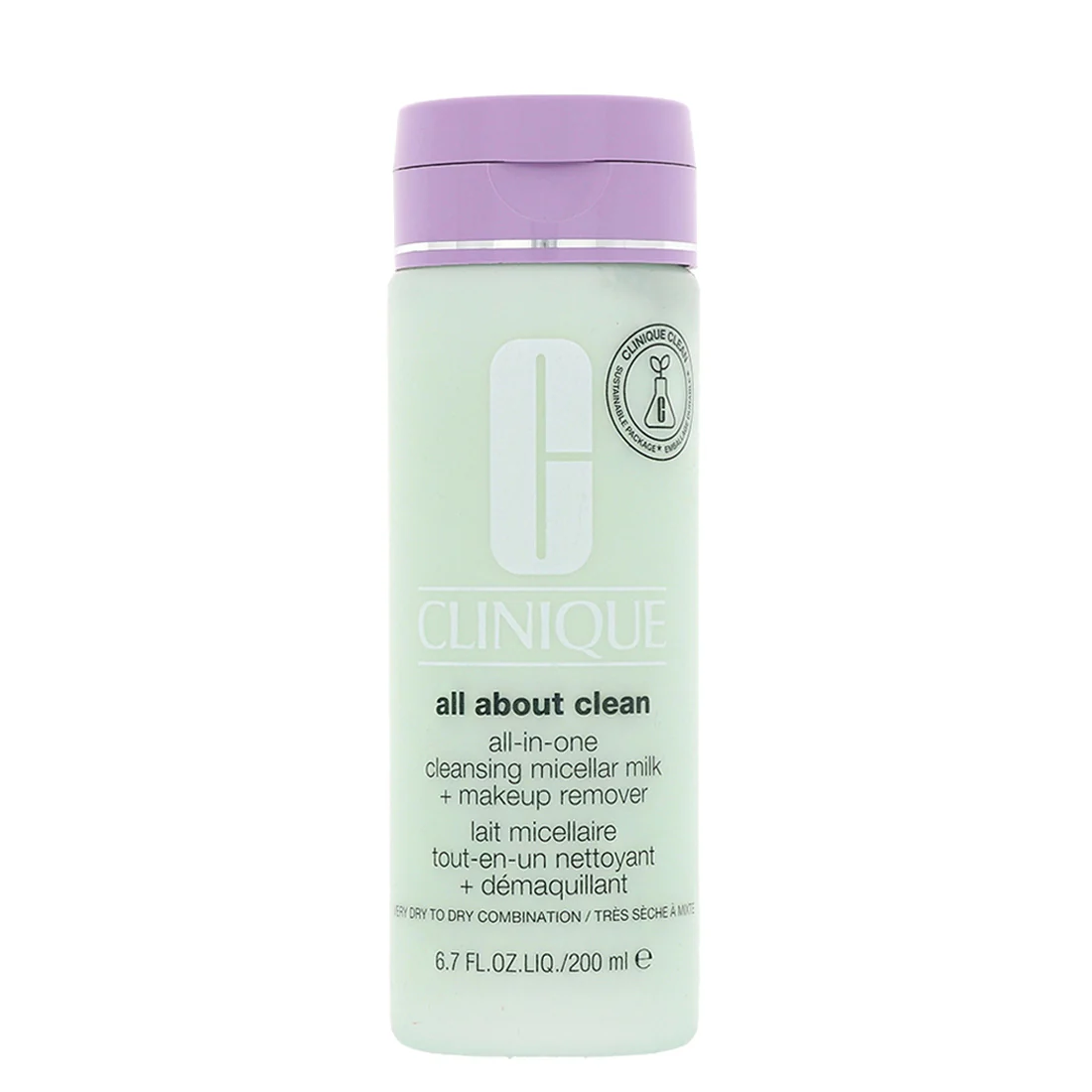 Clinique All About Clean All-in-One Cleansing Micellar Milk + Makeup Remover 200 ml