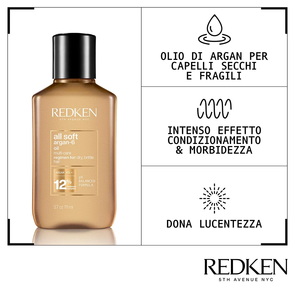 Redken All Soft Argan Oil Leave-In 111 ml - Image 2