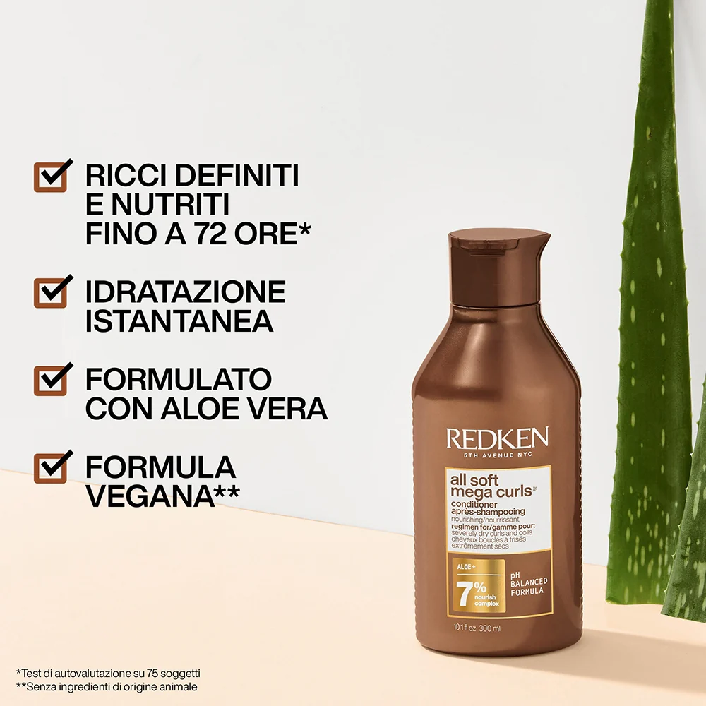 Redken All Soft Mega Curls Balsamo 300 ml - Image 4