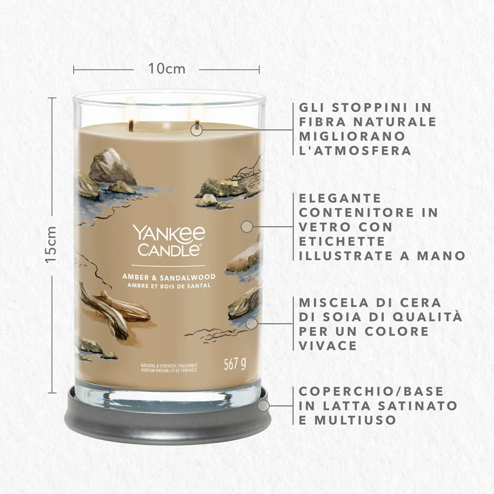 Yankee Candle Amber & Sandalwood Signature Tumbler - Image 3