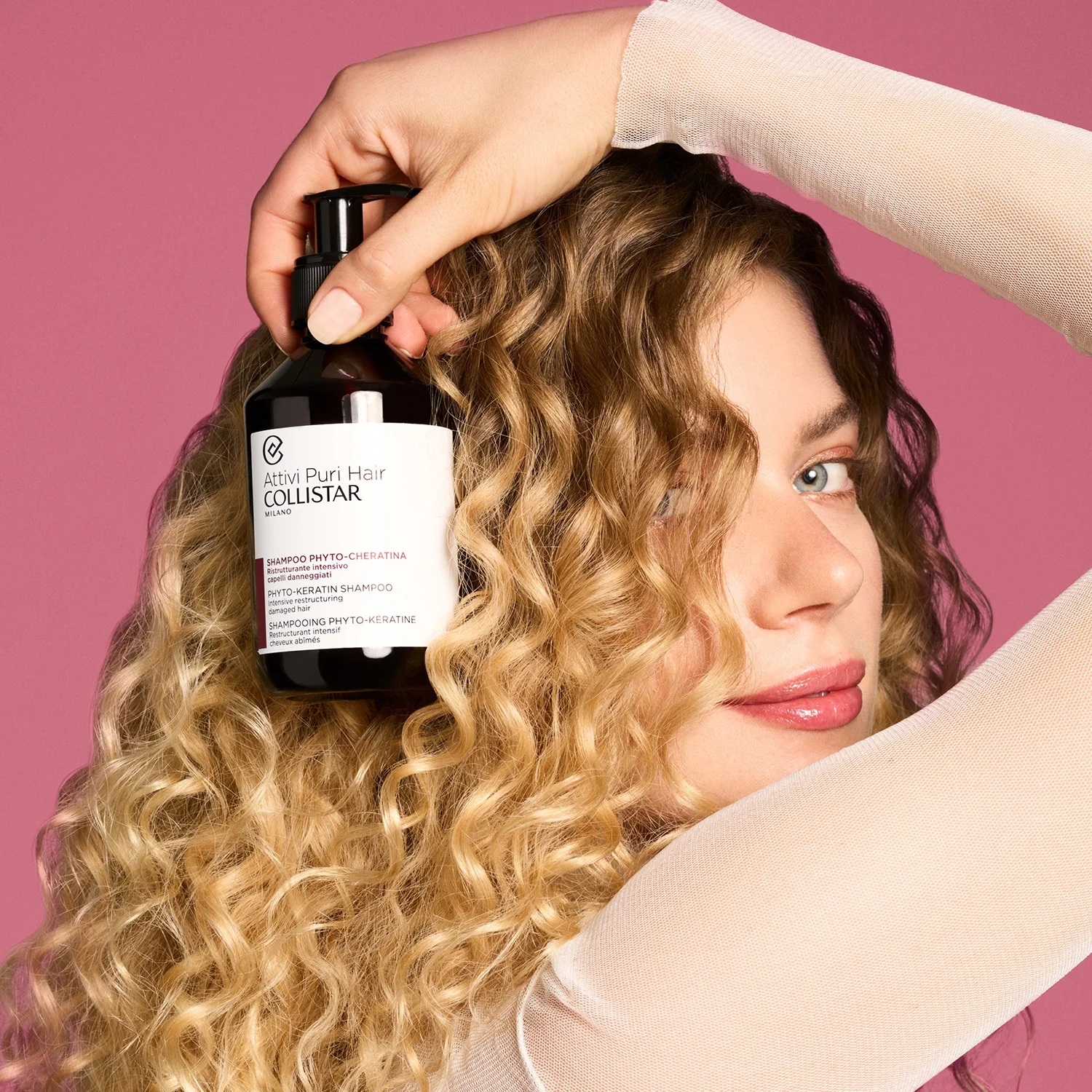 Collistar Attivi Puri Hair Shampoo Phyto-Cheratina 250 ml - Image 2