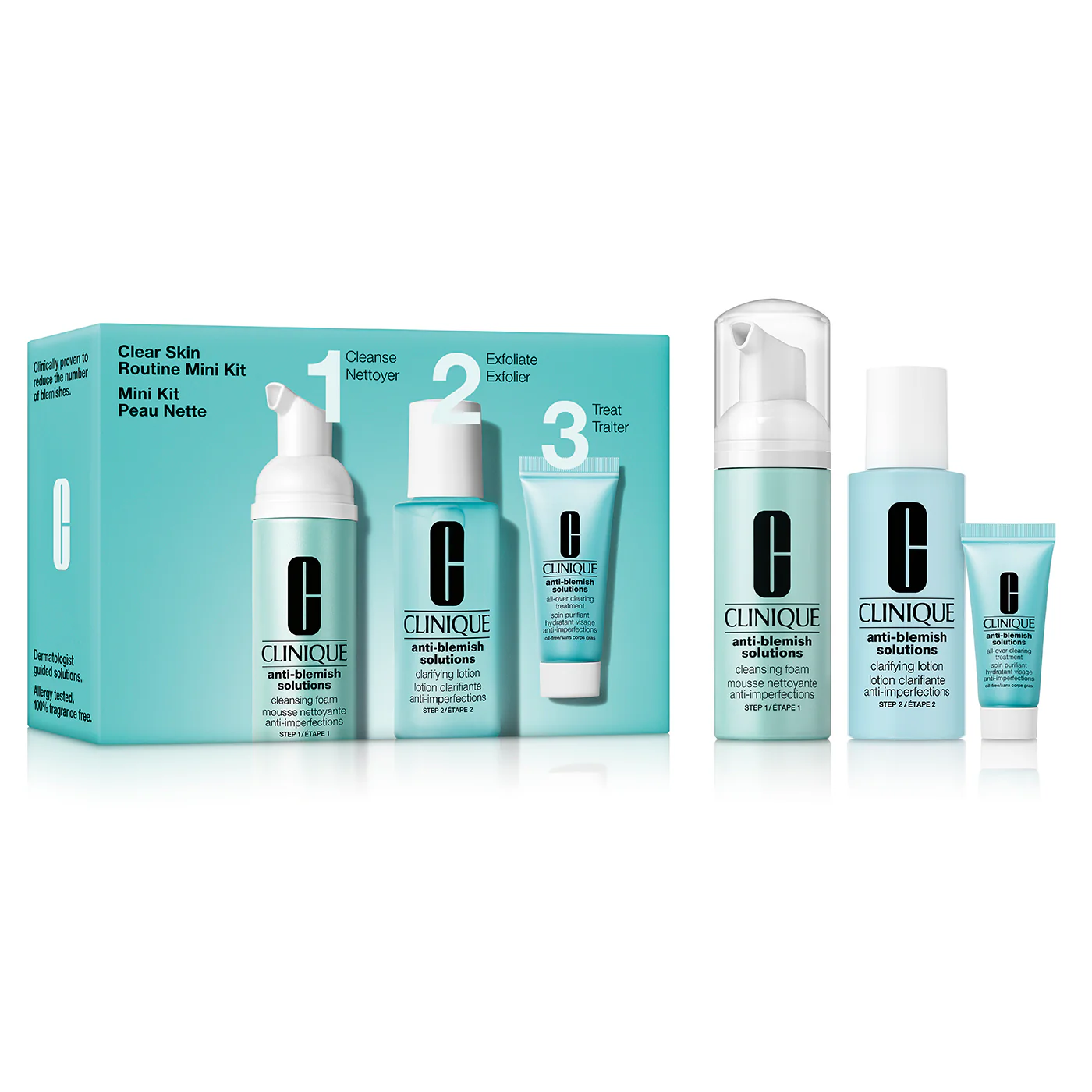 CLINIQUE Routine Anti Imperfezioni Mini Kit  3 pz - Image 2