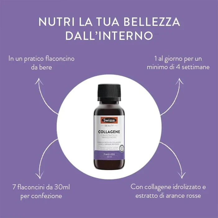 Swisse Collagene Con Estratto Di Arance Rosse 7x 30 ml - Image 3