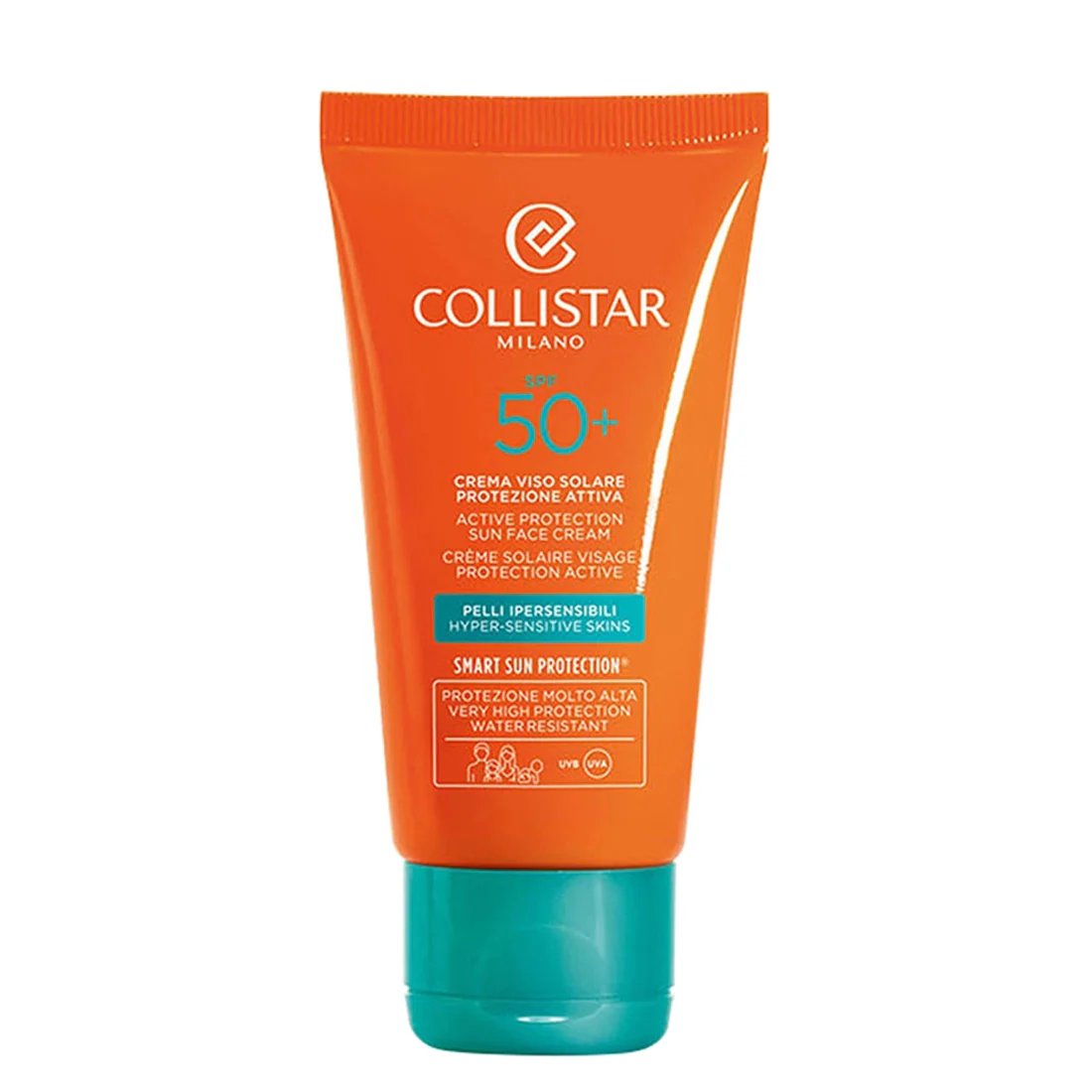 Collistar Crema Viso Solare Protezione Attiva Pelli Ipersensibili Spf50+