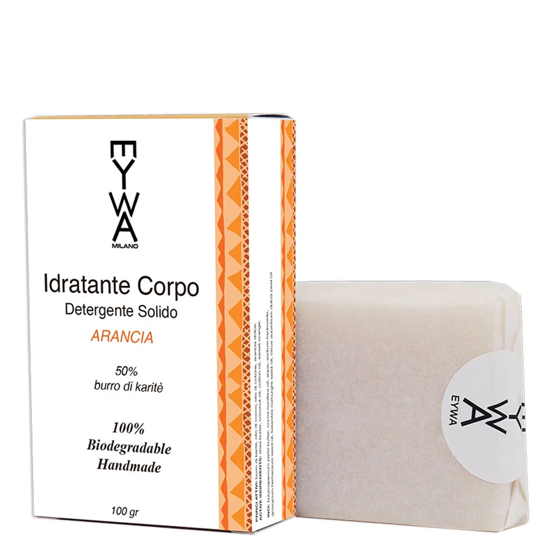 Eywa Detergente Solido Refill Idratante Corpo Arancia 100 gr Refill