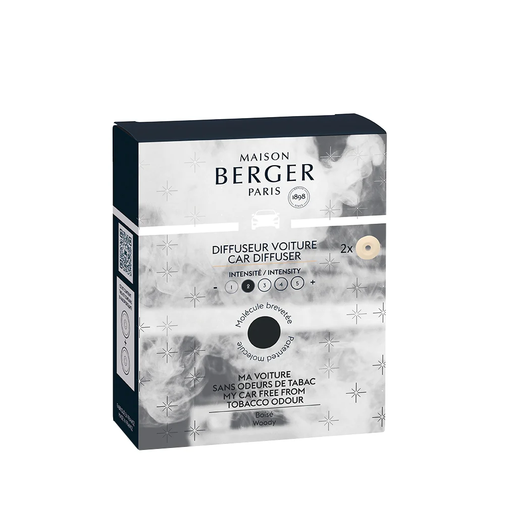 Maison Berger Paris Diffuseur Voiture Recharge Anti-Odeur Tabac 2x17gr eur Voiture Recharge Anti-Odeur Tabac - Image 2