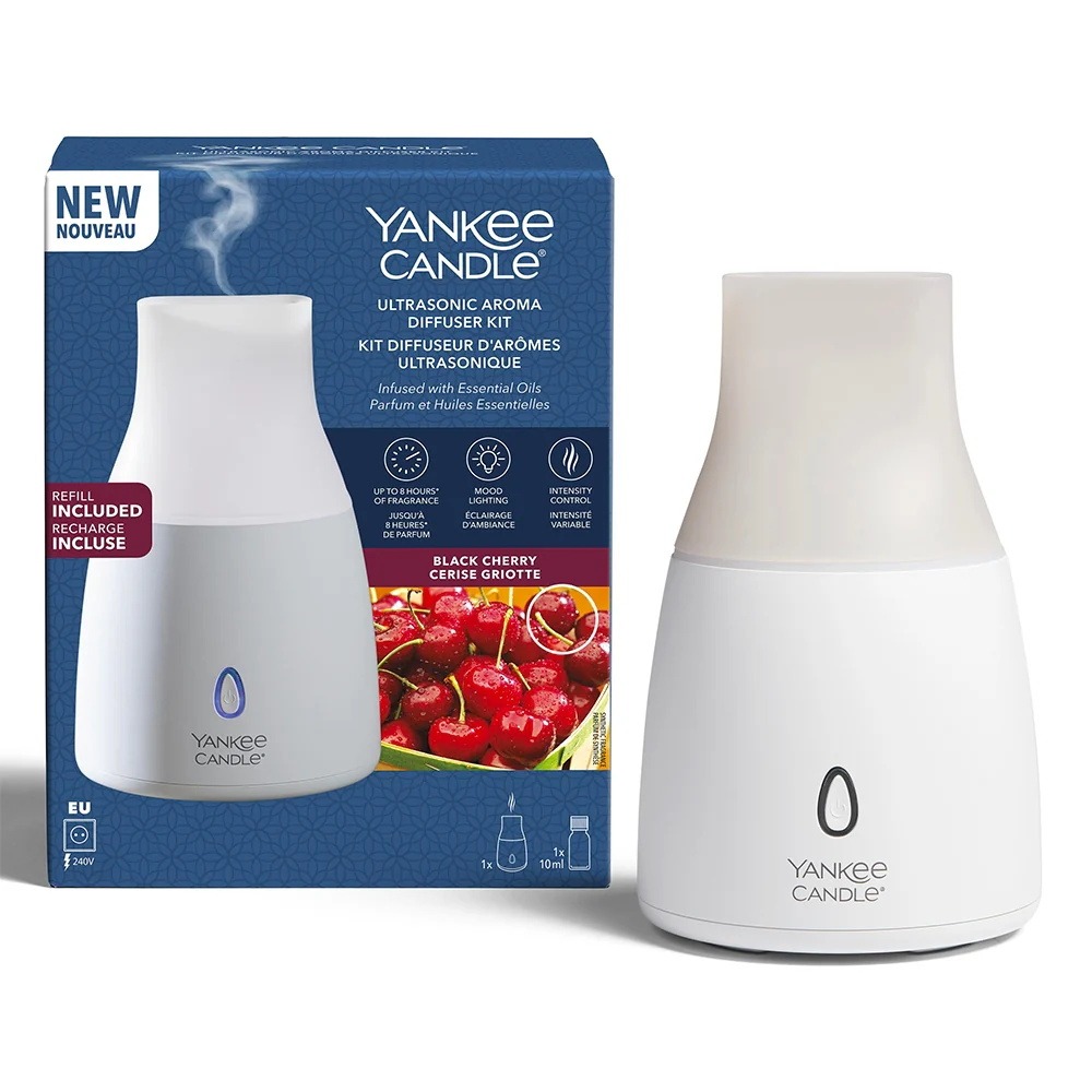 Yankee Candle Diffusore di fragranza ad ultrasuoni Kt Base Black Cherry Bianco ore di fragranza ad ultrasuoni Kt Base - Black Cherry - Image 2