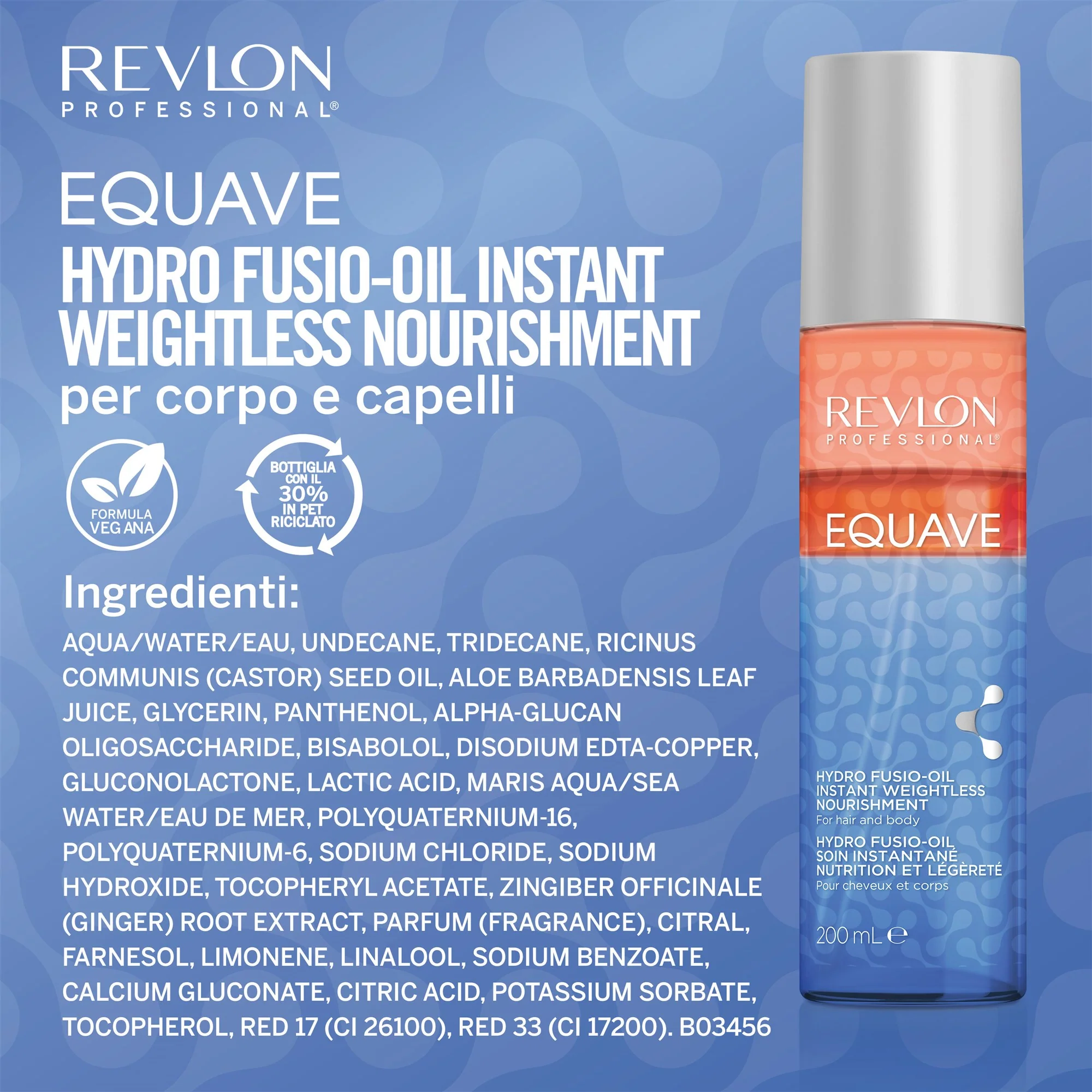 Revlon Professional Equave Hydro Fusio-Oil Instant Weightless Nourishment 200 ml - Image 4