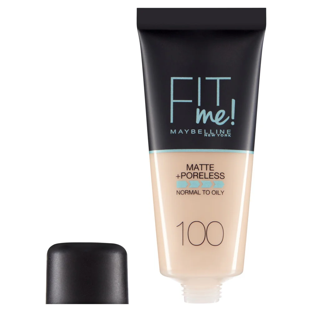Maybelline New York Fit Me Matte&Poreless 100 Warm Ivory - Image 2
