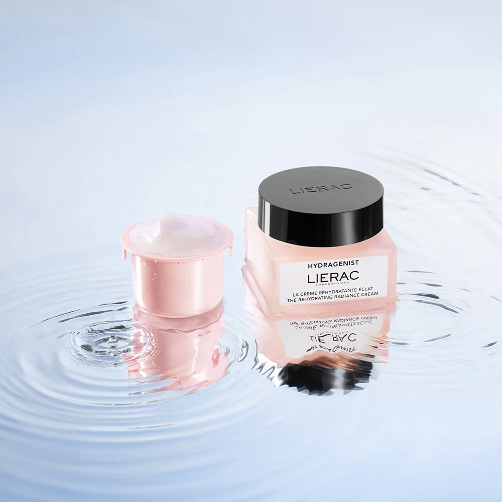 Lierac Hydragenist La Crema Reidratante Illuminante Ricarica 50 ml Ricarica - Image 4