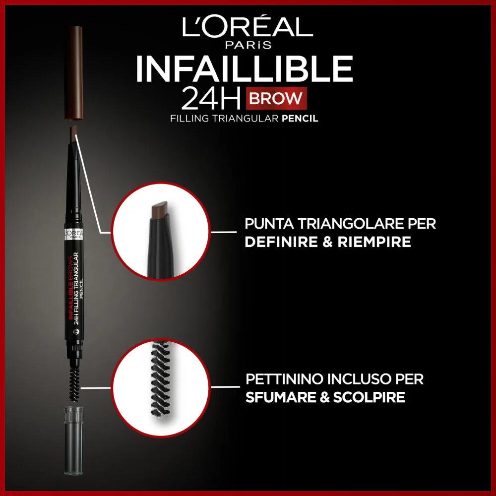 L'oréal Paris Infaillible Brows 24H Pencil 5.0 Light Brunette - Image 2