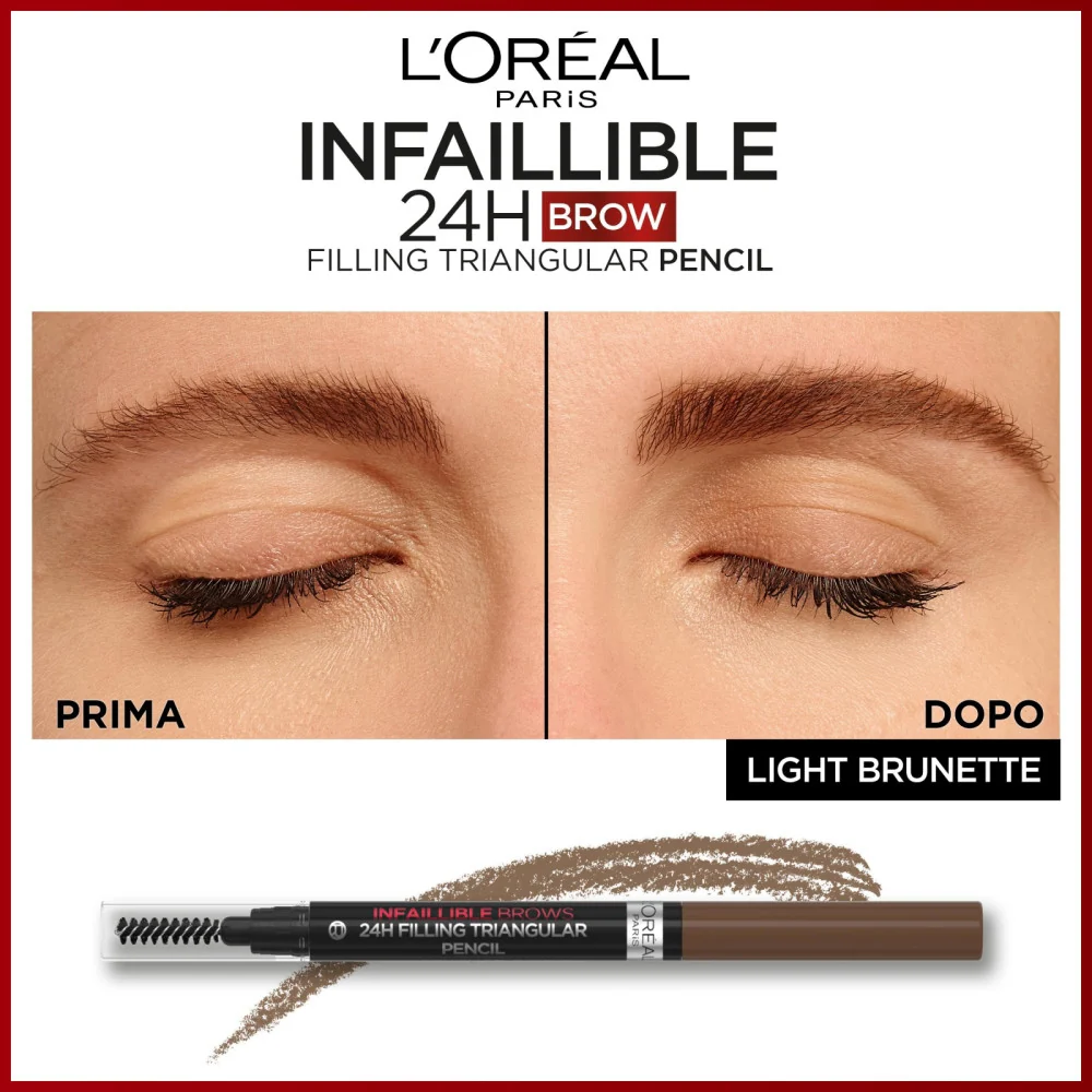 L'oréal Paris Infaillible Brows 24H Pencil 5.0 Light Brunette - Image 3