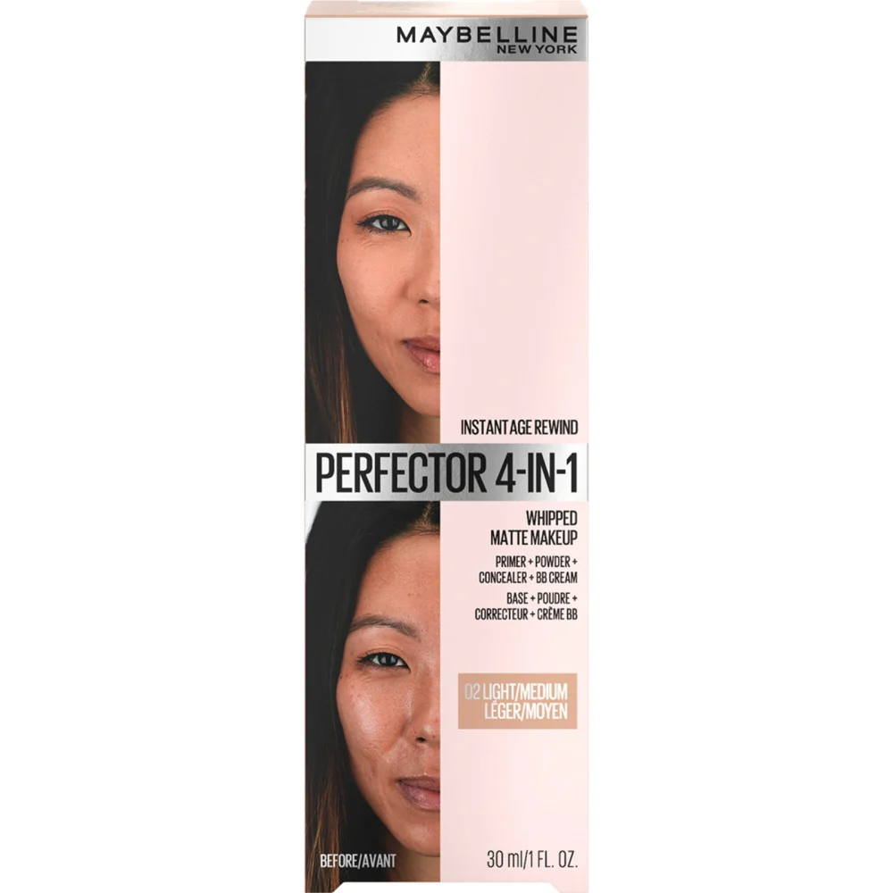 Maybelline New York Instant Age Rewind Perfector 4-IN-1 02 Light Medium - Image 2