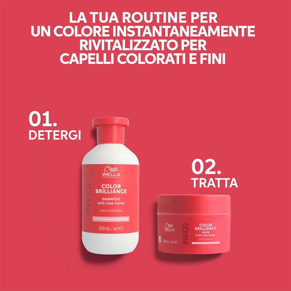 Wella Professionals Invigo Color Brilliance Mask Fine/Normal Hair 75 ml - Image 4