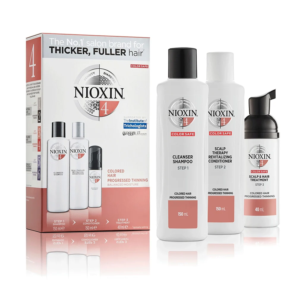 Nioxin Kit Trifasico Sistema 4 Per Colorati Naturali Assottigliati Set V1 - Image 3