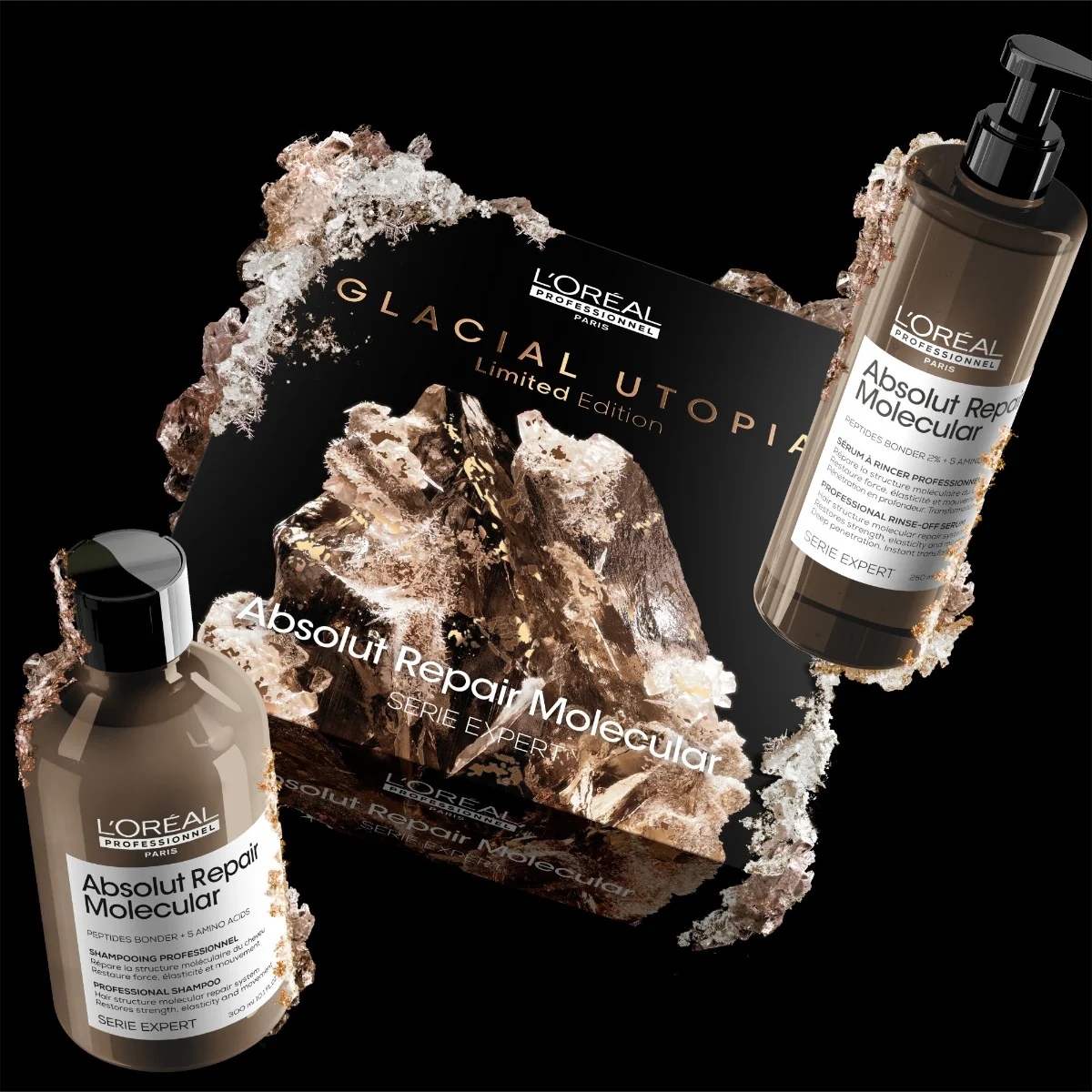 L'oreal Professionnel L'Oreal Professionel Glacial Utopia Limited Edition Absolu Repair Molecular Duo Set V1 - Image 2