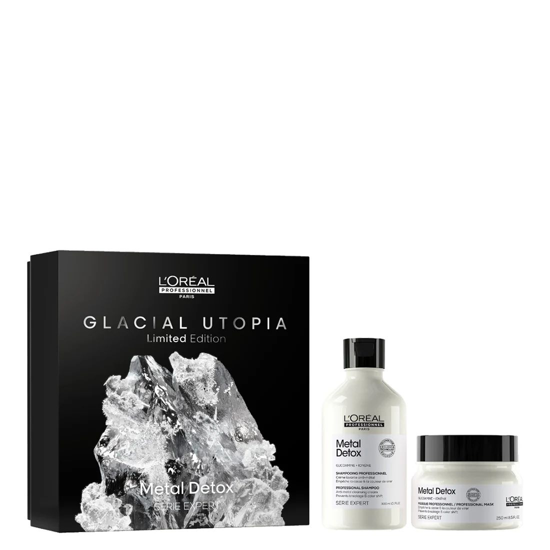 L'oreal Professionnel L'Oreal Professionel Glacial Utopia Limited Edition Metal Detox Duo Set V1