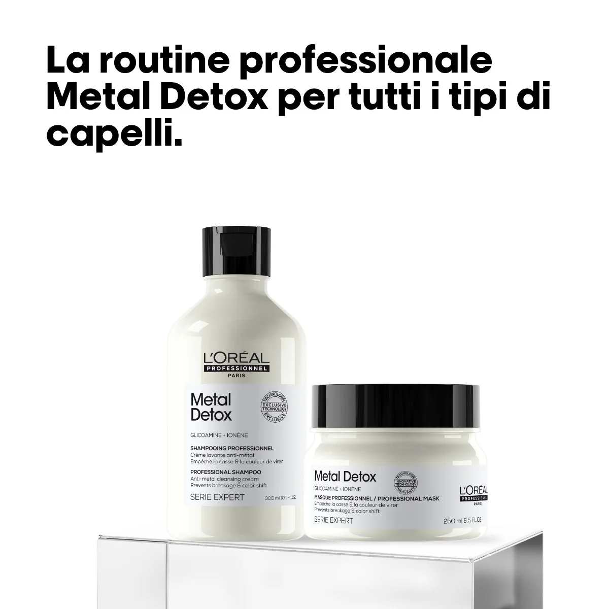 L'oreal Professionnel L'Oreal Professionel Glacial Utopia Limited Edition Metal Detox Duo Set V1 - Image 3