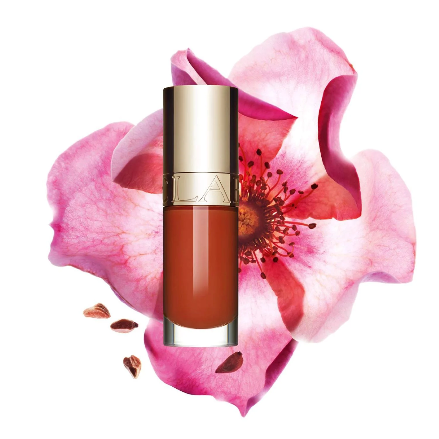 Clarins Lip Comfort Oil 28 Rosy Grace - Image 2