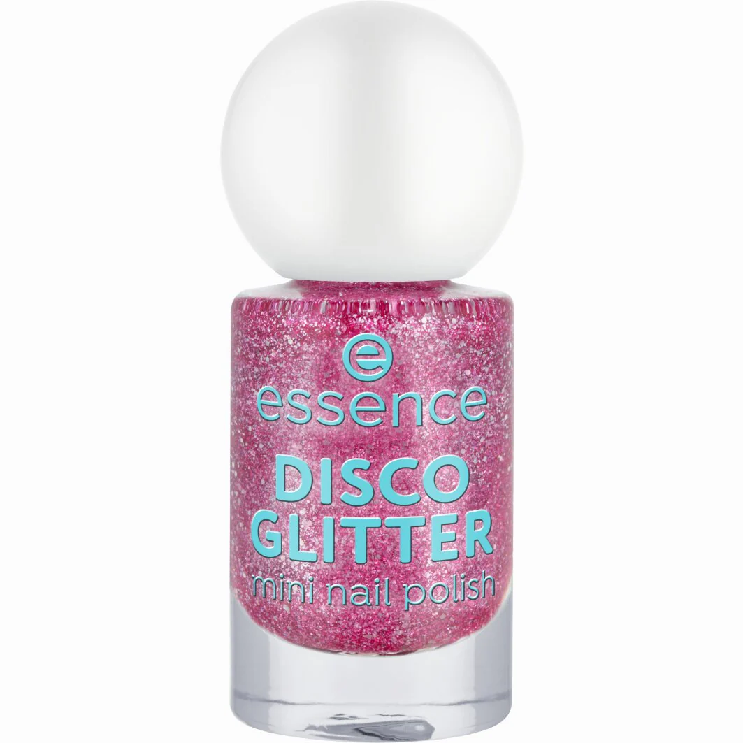 Essence Mini Nail Polish 08 Disco Glitter - Image 2