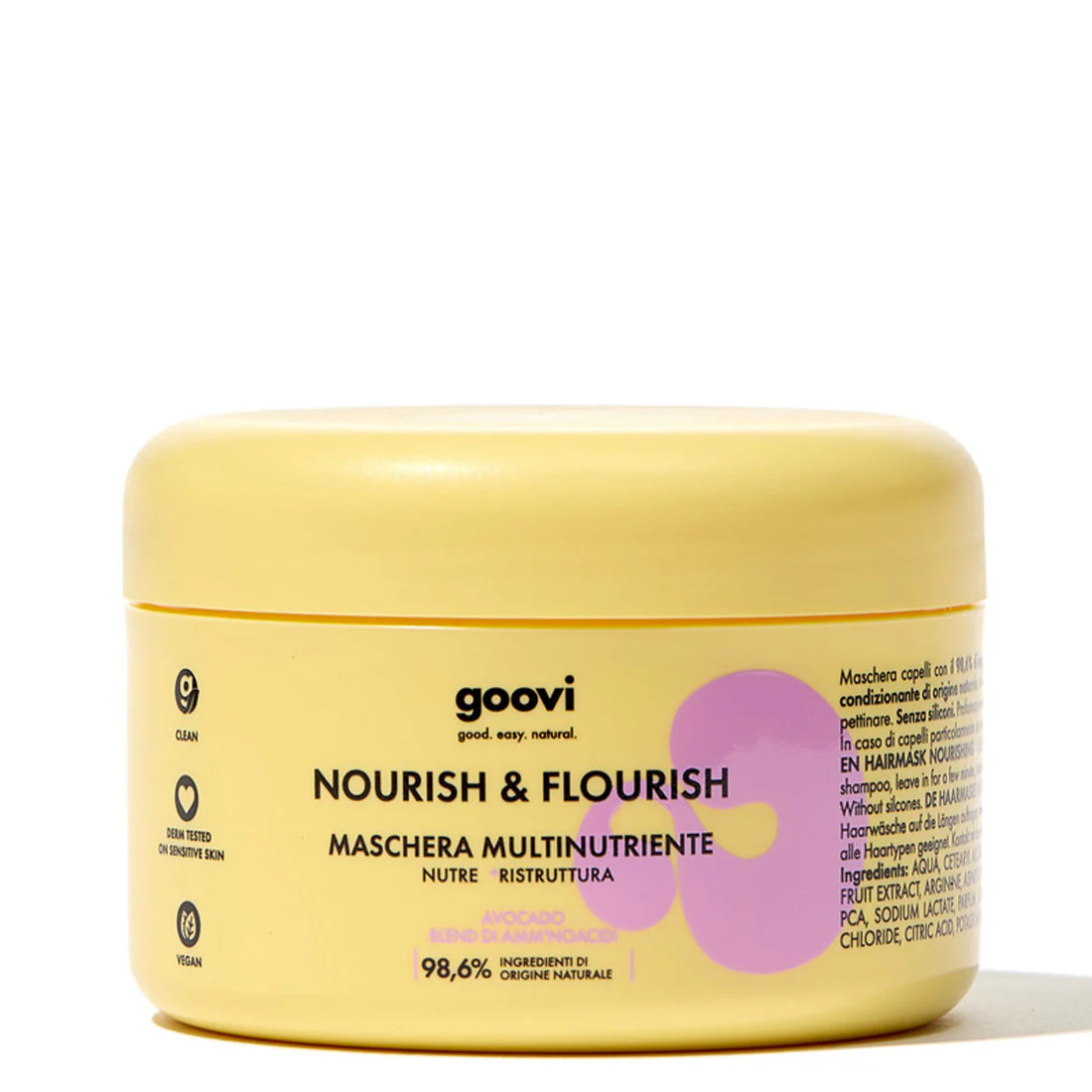 Goovi Nourish & Flourish Maschera Multinutriente 200 ml