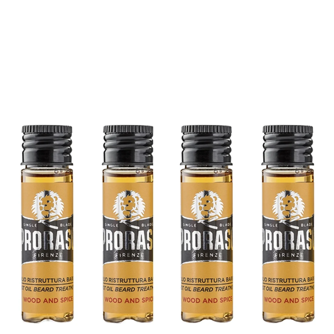 Proraso Olio Ristruttura Barba Wood and Spice 4x17ml istruttura Barba Wood and Spice