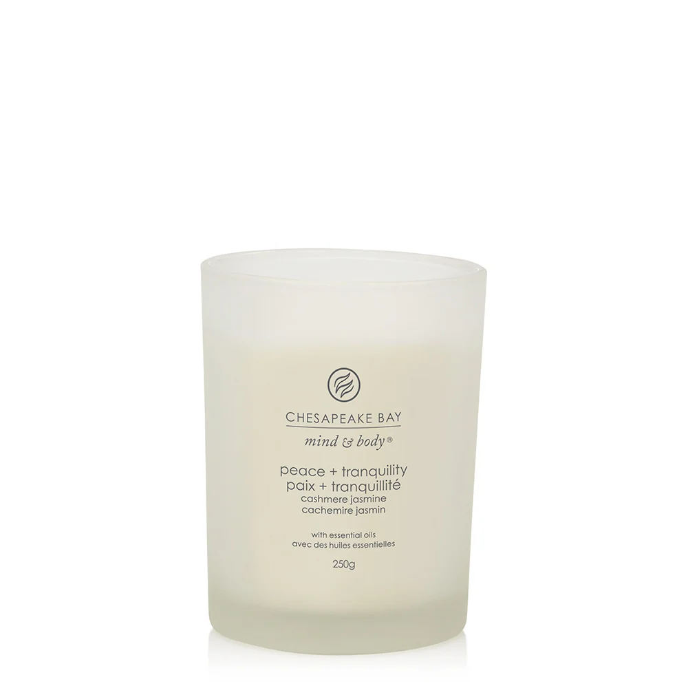 Chesapeake Bay Candle Peace & Tranquility (Cashmere Jasmine) Media  & Tranquility (Cashmere Jasmine) - Image 2
