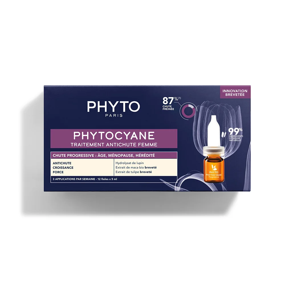 Phyto Phytocyane Trattamento Anti Caduta Donna Caduta Progressiva 12x5 ml - Image 3