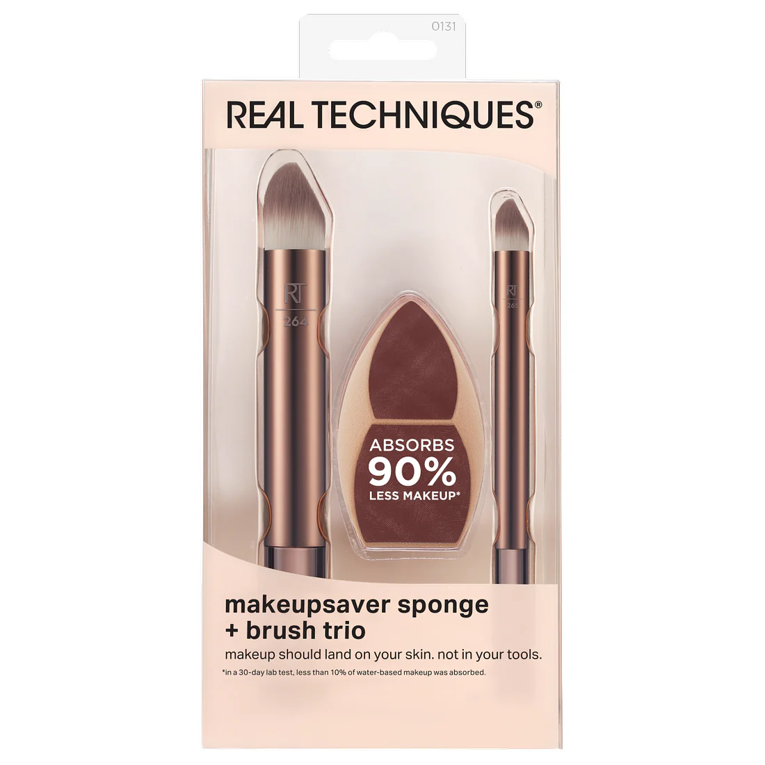 Real Techniques Make Up Saver Sponge + Brush Trio - Image 2