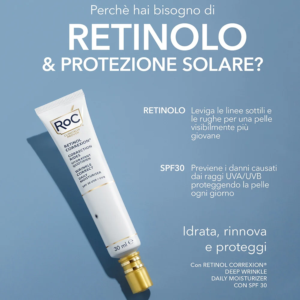 Roc Retinol Correxion Correction Rides Hydratant Quotidien SPF30 30 ml - Image 2