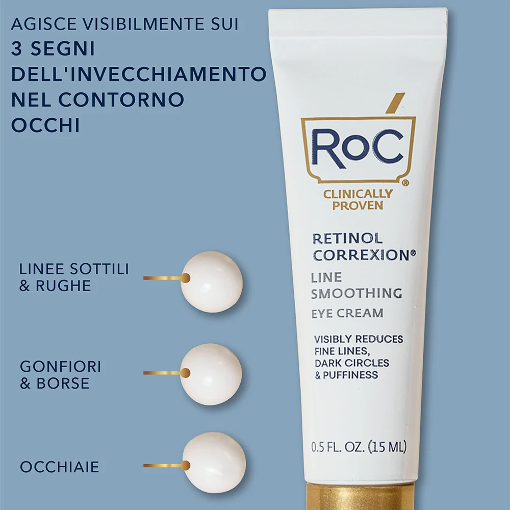 Roc Retinol Correxion Soin Lissant Crème Yeux 15 ml - Image 2