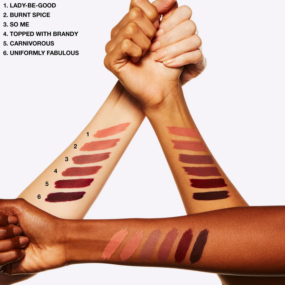 Mac Retro Matte Liquid Lipcolour Topped with Brandy - Image 2