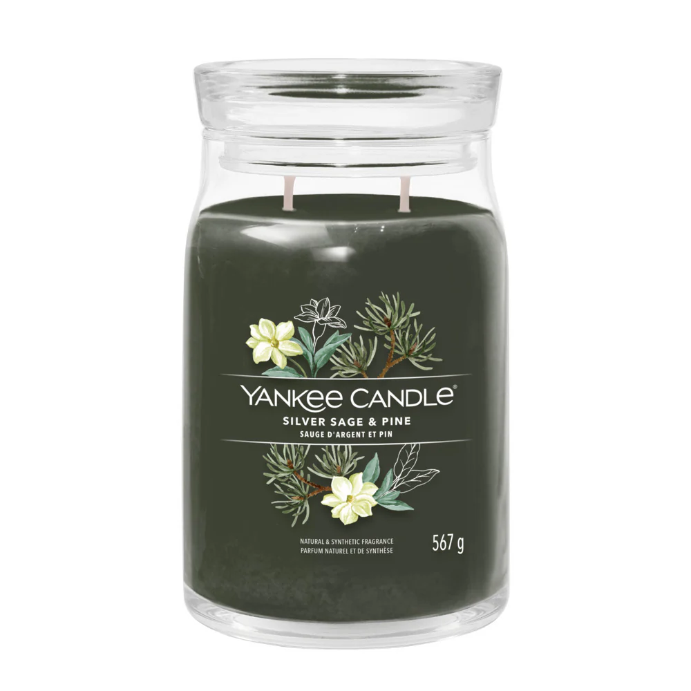 Yankee Candle Silver Sage Pine Grande  Sage Pine - Image 2
