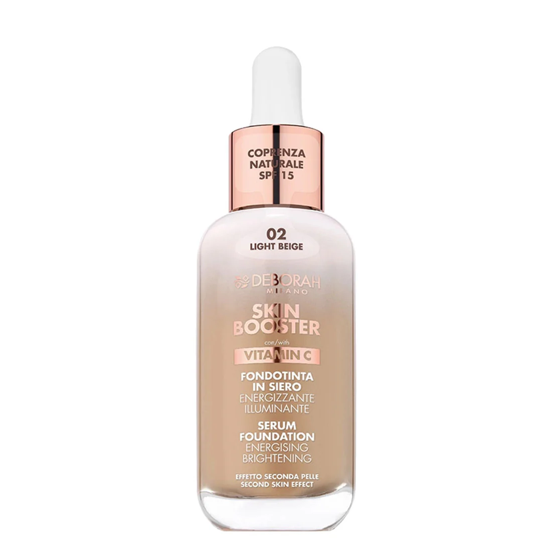 Deborah Skin Booster Fondotinta In Siero 02 Light Beige