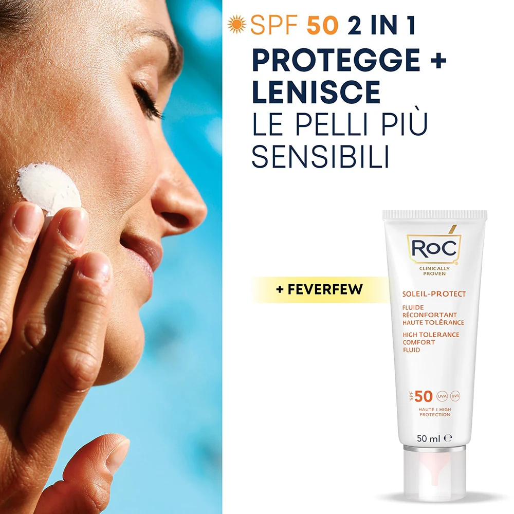 Roc Soleil Protect Fluide Réconfortant Haute Tolérance Spf50+ - Image 2