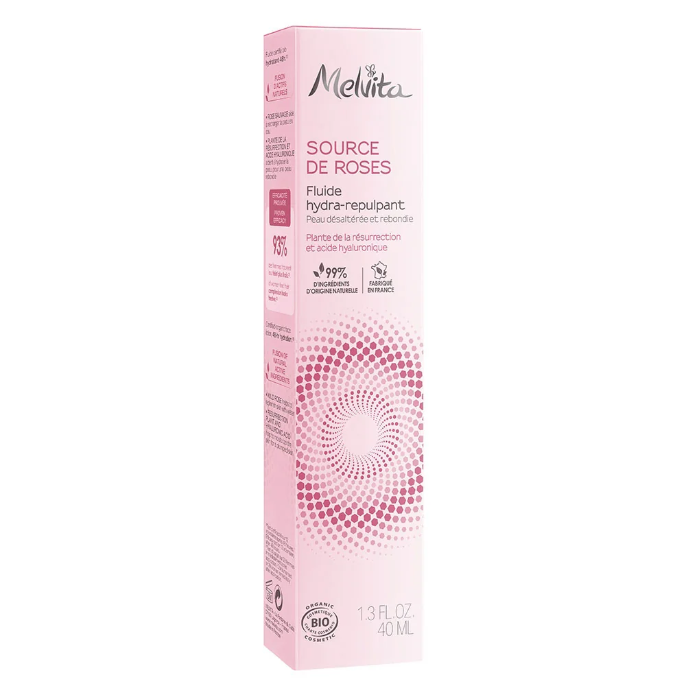 Melvita Source de Roses Hydra-Plumpling Fluid 40 ml - Image 2