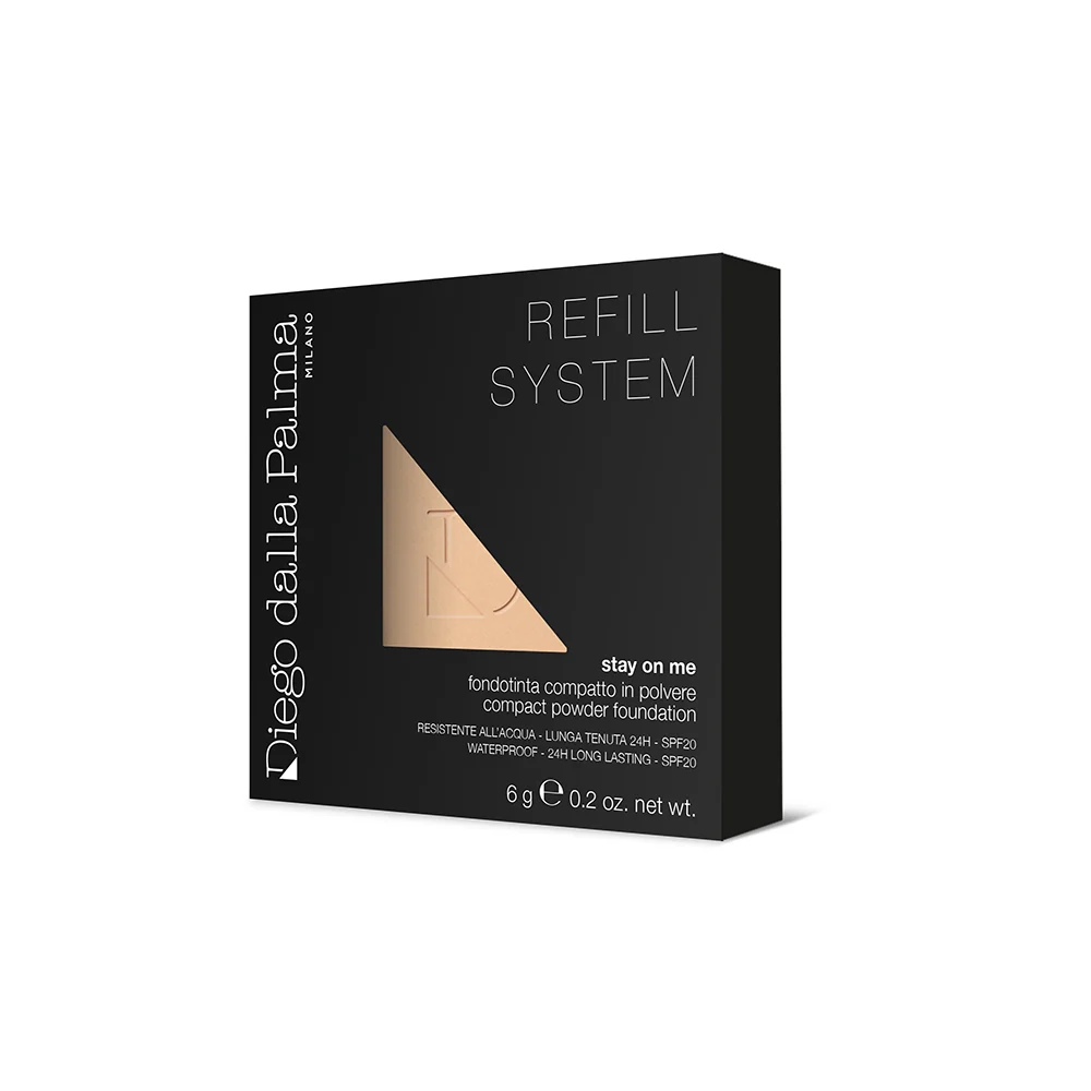 Diego Dalla Palma Milano Stay On Me Waterproof Powder Foundation SPF20 24H 52 Nudo Beige - Image 3