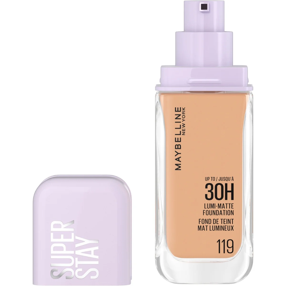 Maybelline New York Superstay Lumi Matte 30H Foundation 119 - Image 2