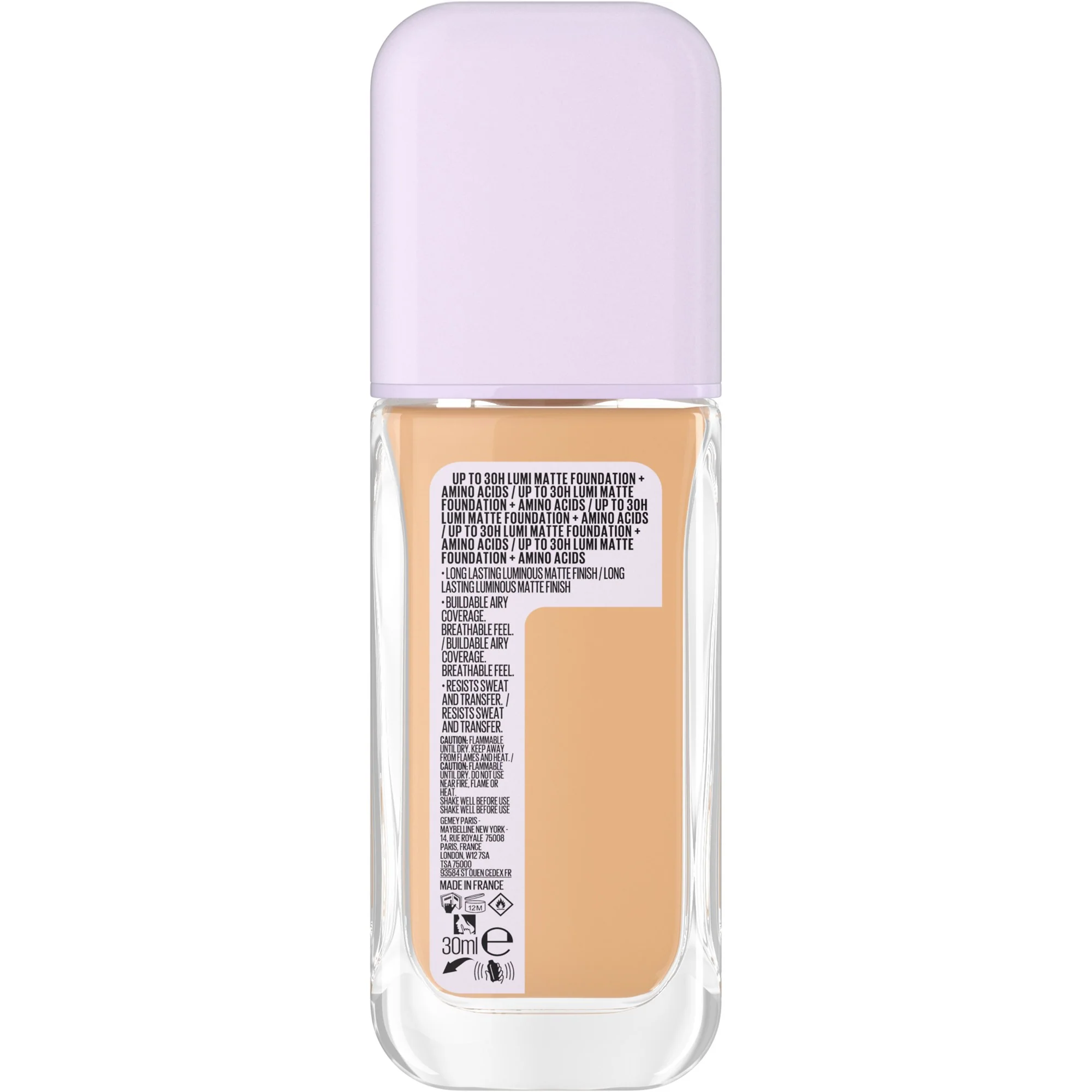 Maybelline New York Superstay Lumi Matte 30H Foundation 250 - Image 3