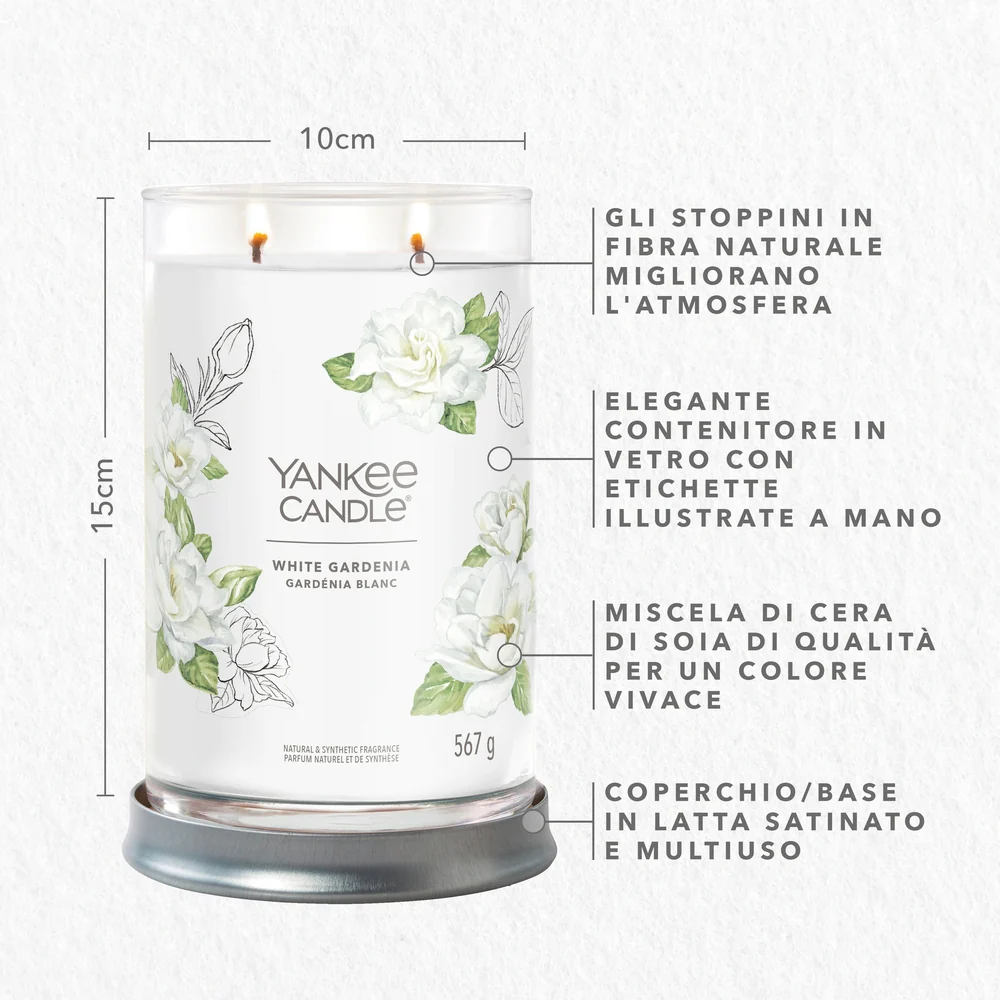 Yankee Candle White Gardenia Signature Tumbler - Image 2
