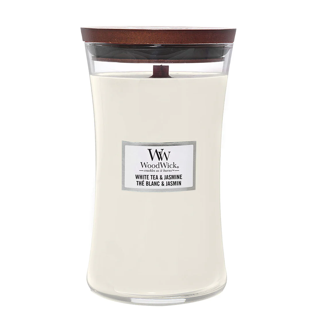 Woodwick White Tea & Jasmine Grande Tea & Jasmine