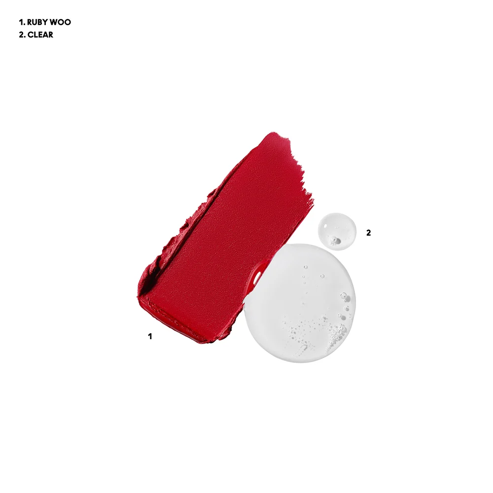 Mac Winter's Kiss Mini Lip Duo: Mini Retro Matte Lipstick Red+Mini Lipglass Clear - Image 2